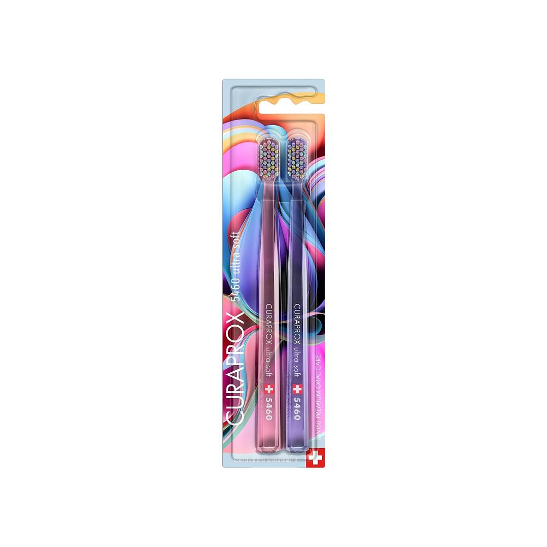 Набор зубных щеток (2шт) Duo Colorful Curls
