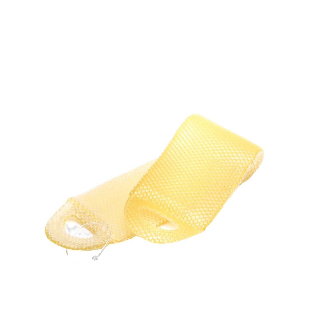 Мочалка-скрабер с ручками Медовые Соты 