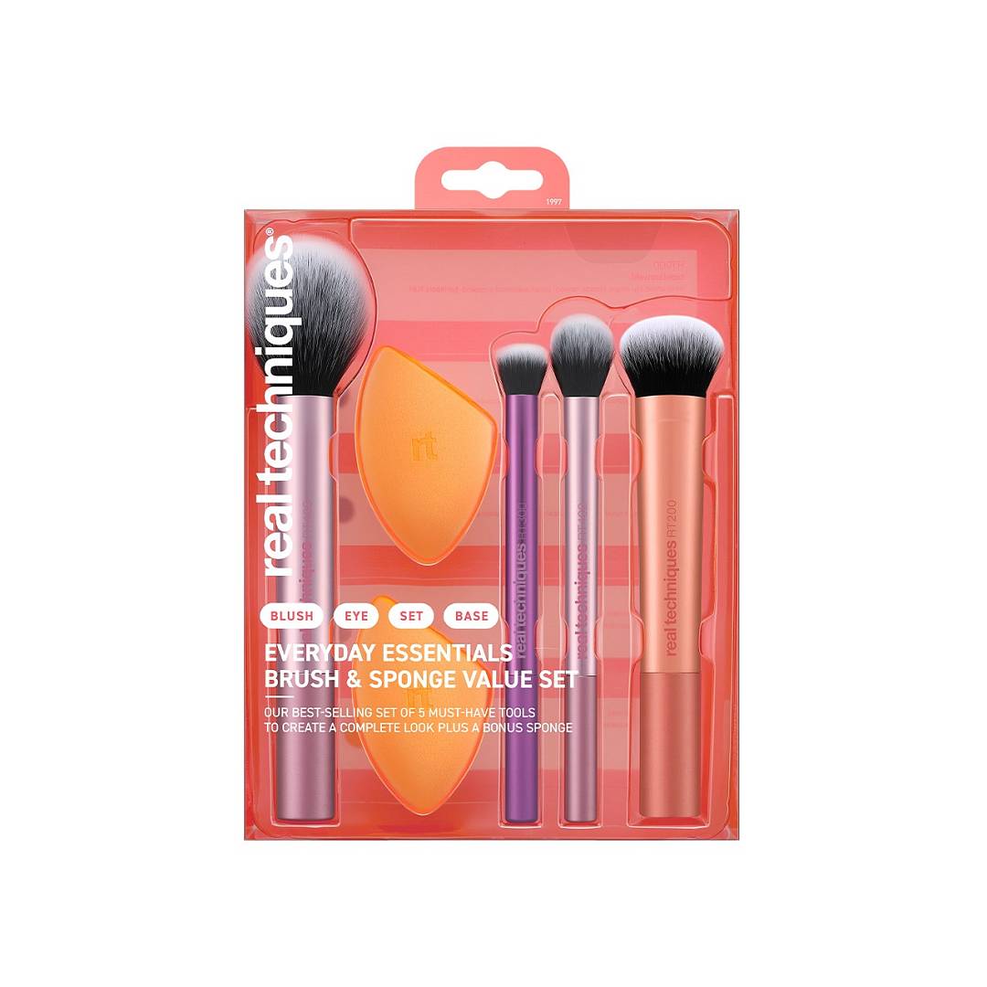 Набор кистей и спонжей для макияжа Everyday Essentials Brush & Sponge Value Set