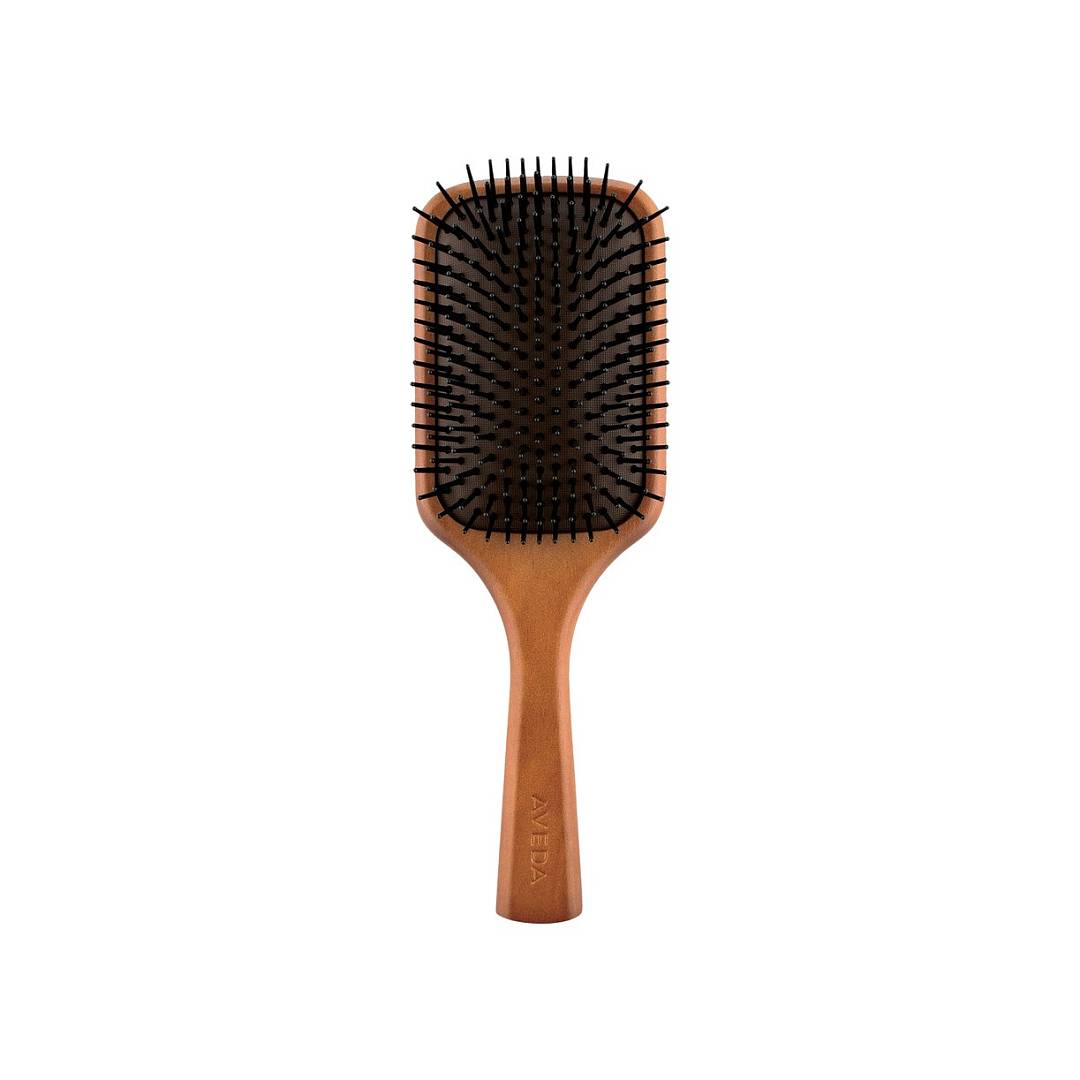 Щетка для волос деревянная массажная Wooden Hair Paddle Brush 