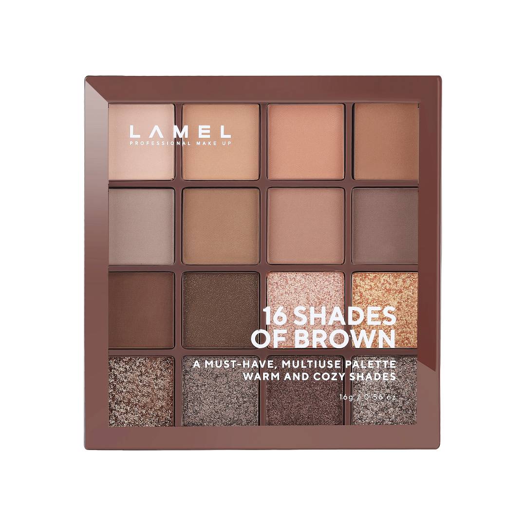 Тени для век 16 Shades of Brown