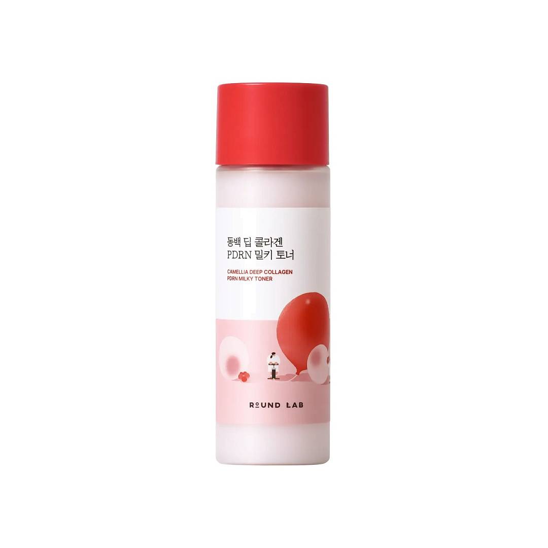 Тонер молочный с ПДРН и коллагеном для сияния кожи Camellia Deep Collagen Milky PDRN Toner