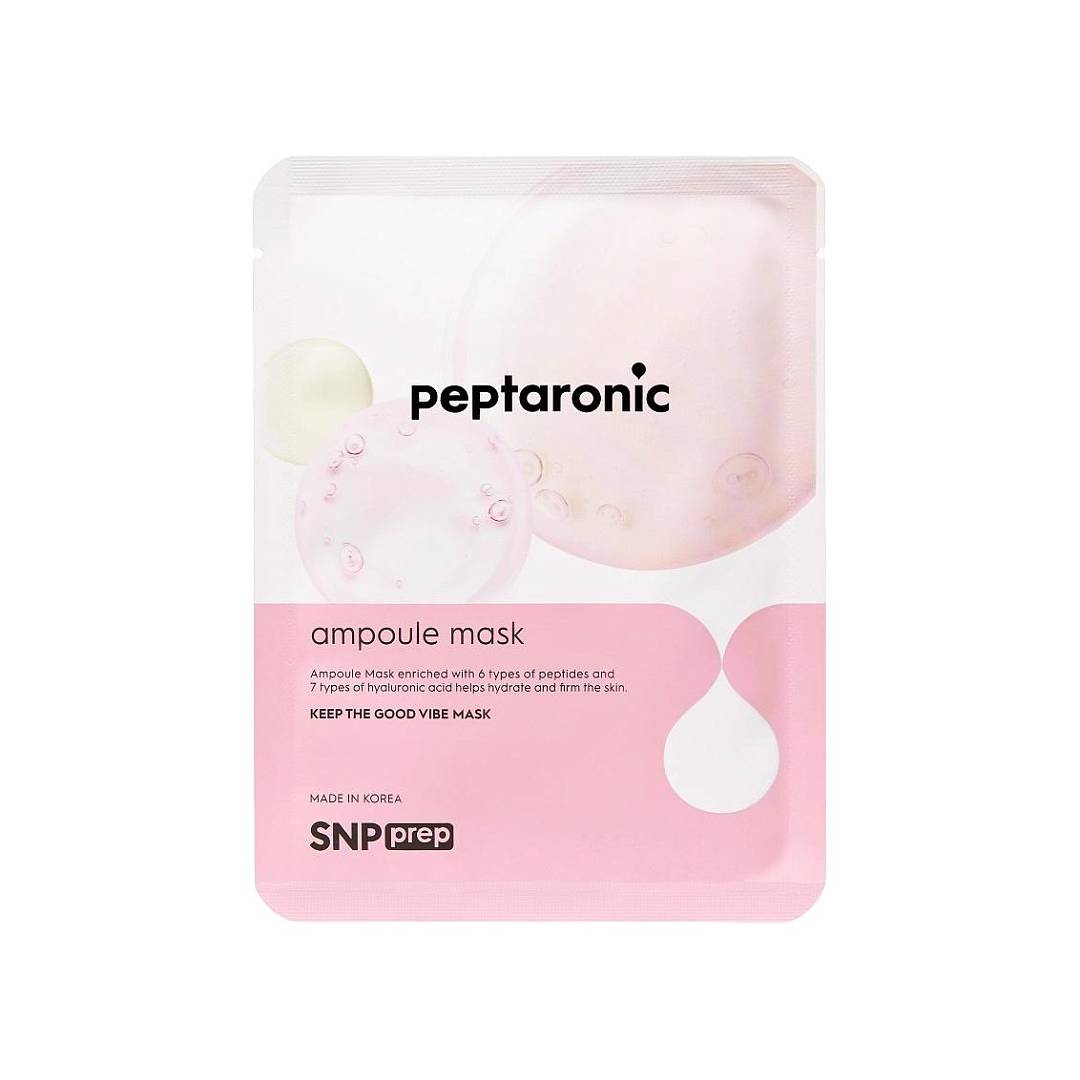 Маска тканевая для лица с пептидами увлажняющая укрепляющая Prep Peptaronic