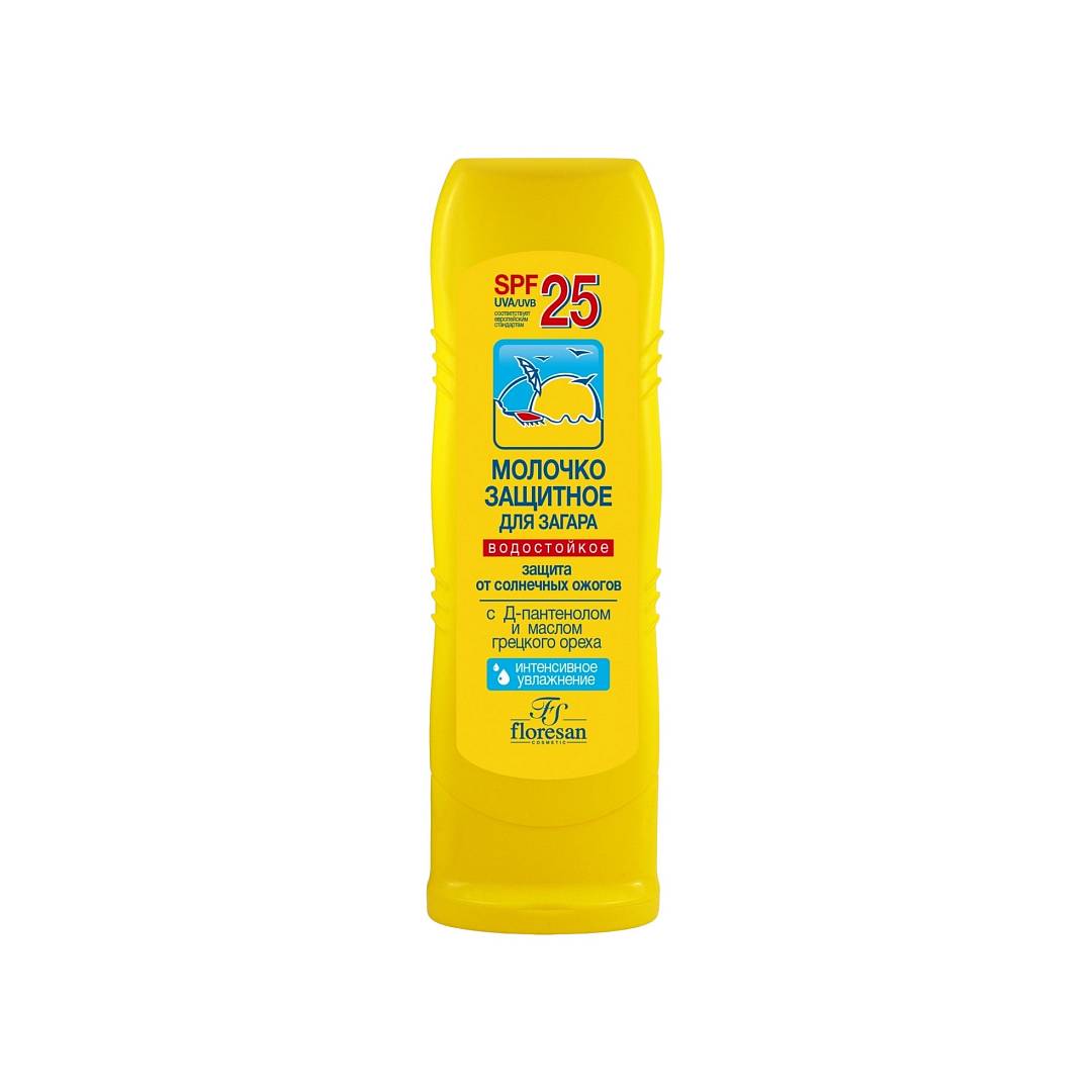Молочко для загара водостойкое SPF25