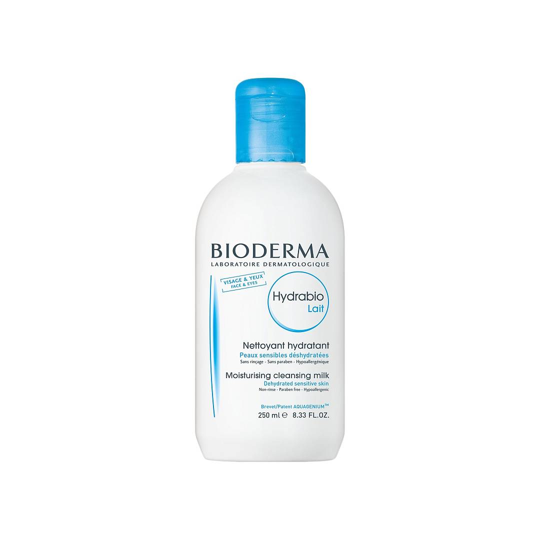 Молочко для лица очищающее увлажняющее для обезвоженной кожи Hydrabio Lait 250мл 