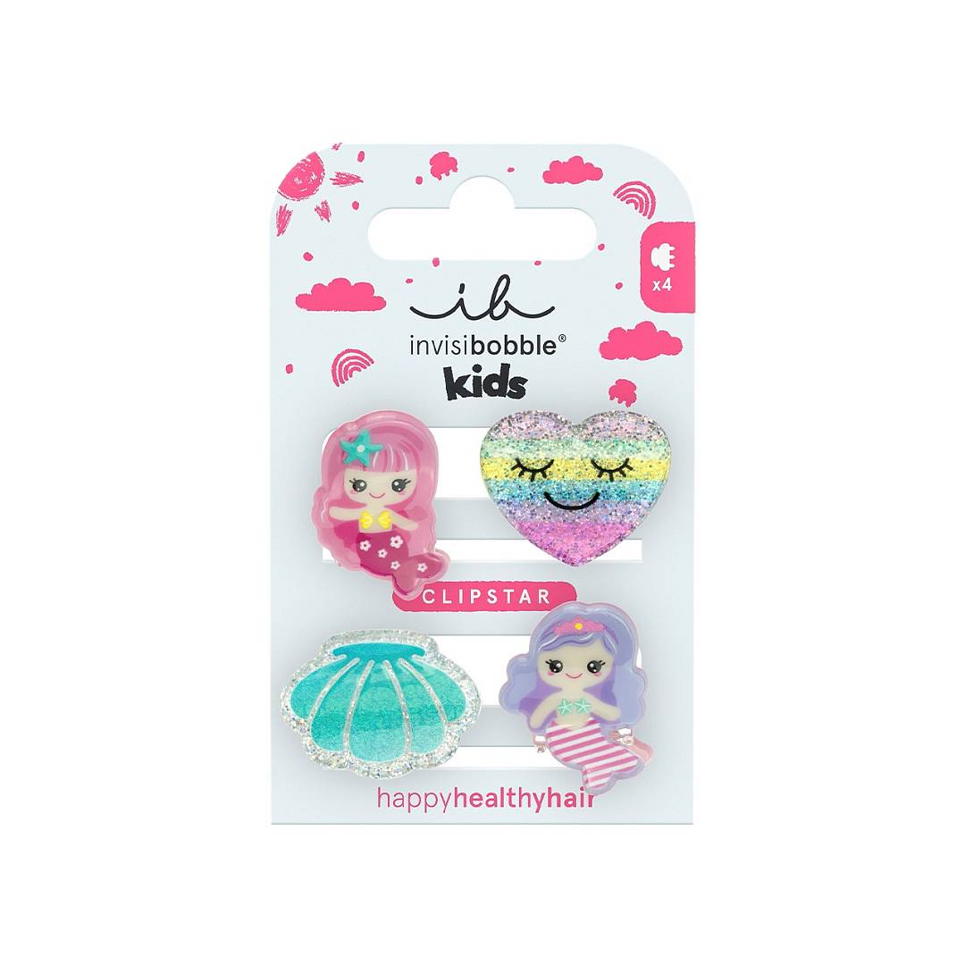 Заколки-крабики для волос детские Clipstar Kids Mermaid Dreams