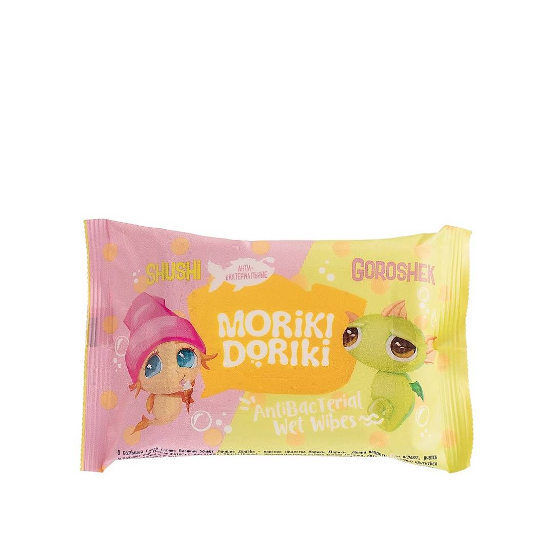 Салфетки антибактериальные Shushi&Goroshek