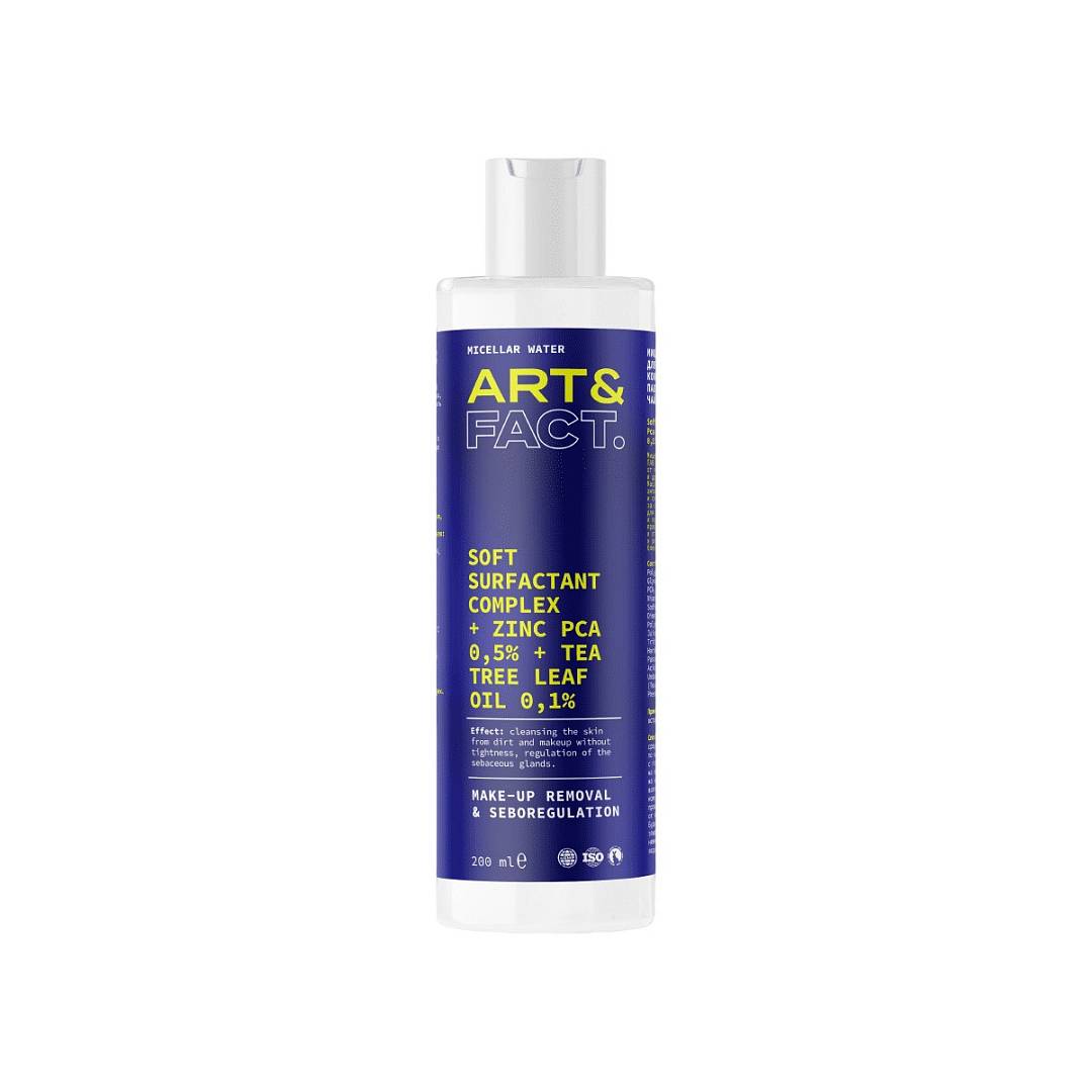 Мицеллярная вода для жирной и проблемной кожи Soft Surf Compl + Zinc Pca 0,5%