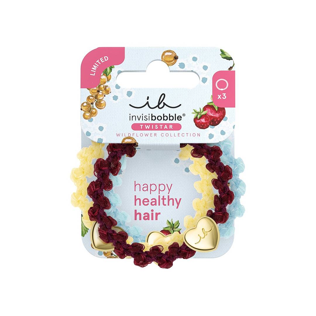 Набор эластичных резинок для волос Twistar Wildflower Cherry Twist