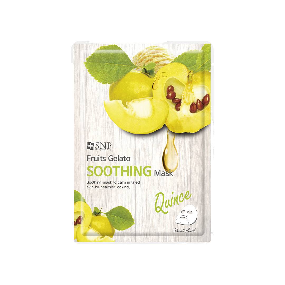 Маска тканевая для лица успокаивающая Айва Fruits Gelato 