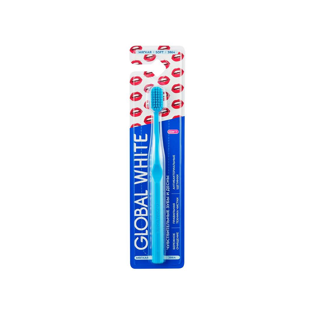 Зубная щетка Soft Чувствительные зубы и десны Голубая