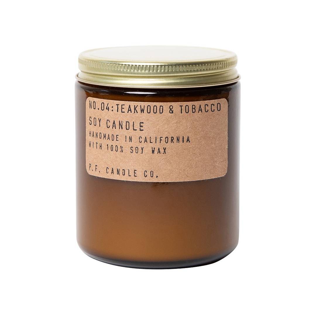 Свеча Тиковое дерево и Табак Teakwood & Tobacco NO. 04