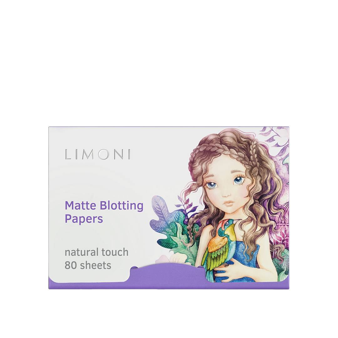 Матирующие салфетки для лица lilac Matte Blotting Papers 80шт