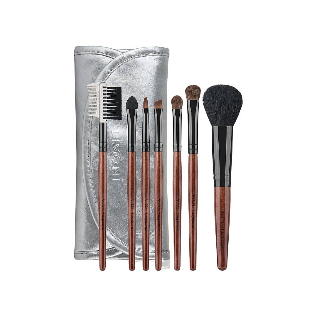 Набор кистей Silver Travel Kit (7 кистей + чехол)