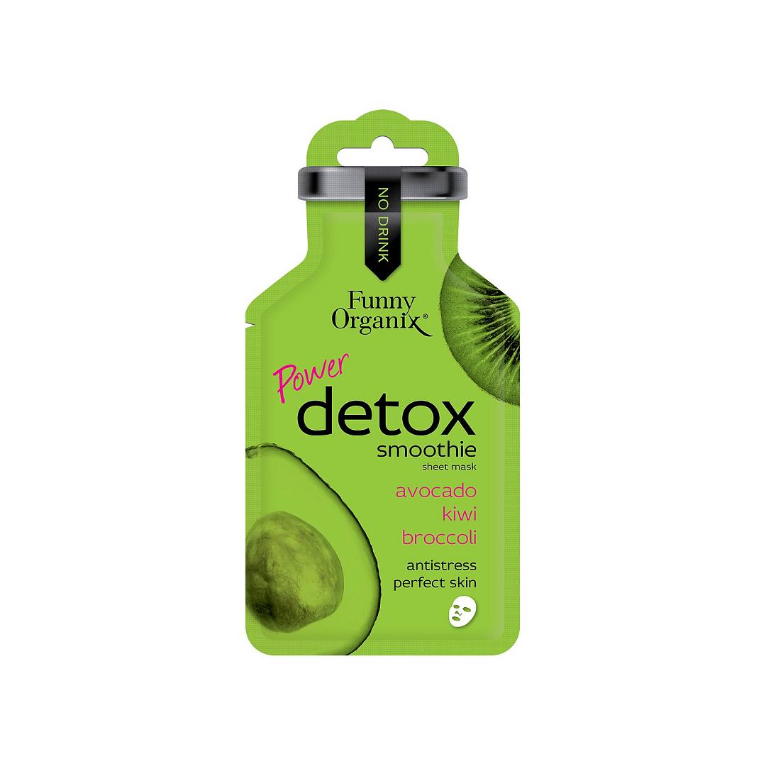 Антиоксидантная тканевая маска для лица Power Detox Smoothie