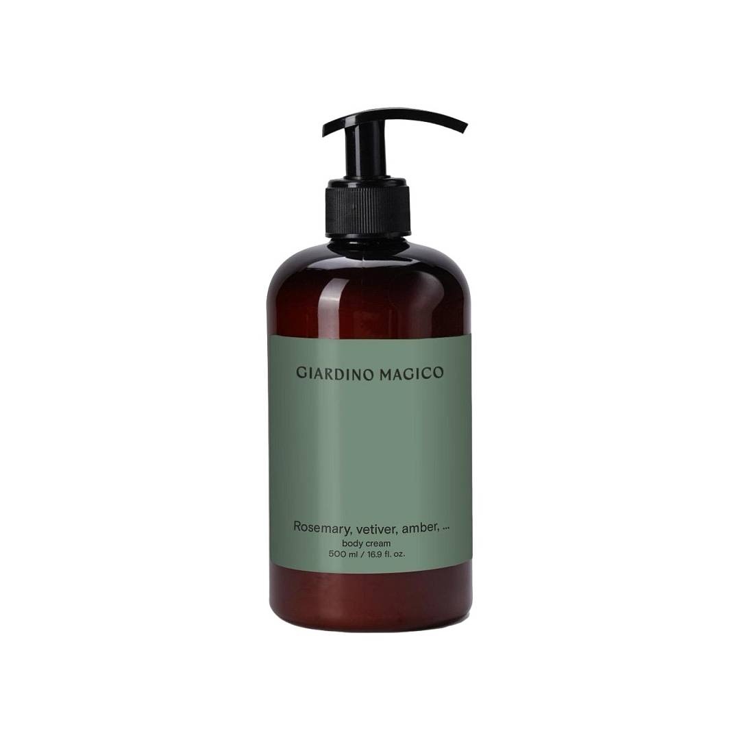 Крем для тела Rosemary, vetiver, amber