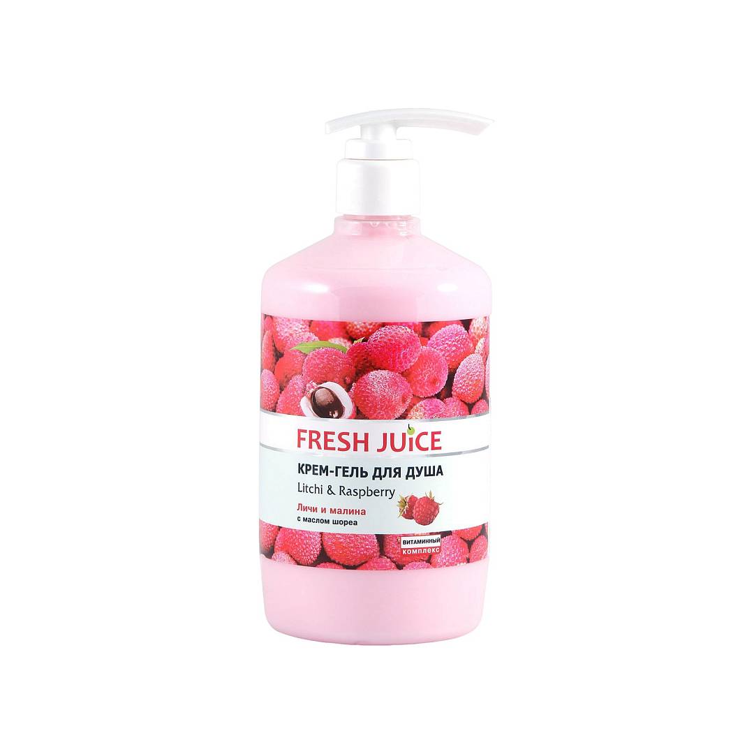 Крем-гель для душа Litchi & Raspberry 750мл