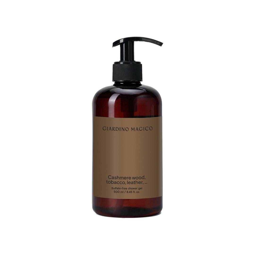 Гель для душа бессульфатный Cashmere wood, tobacco, leather