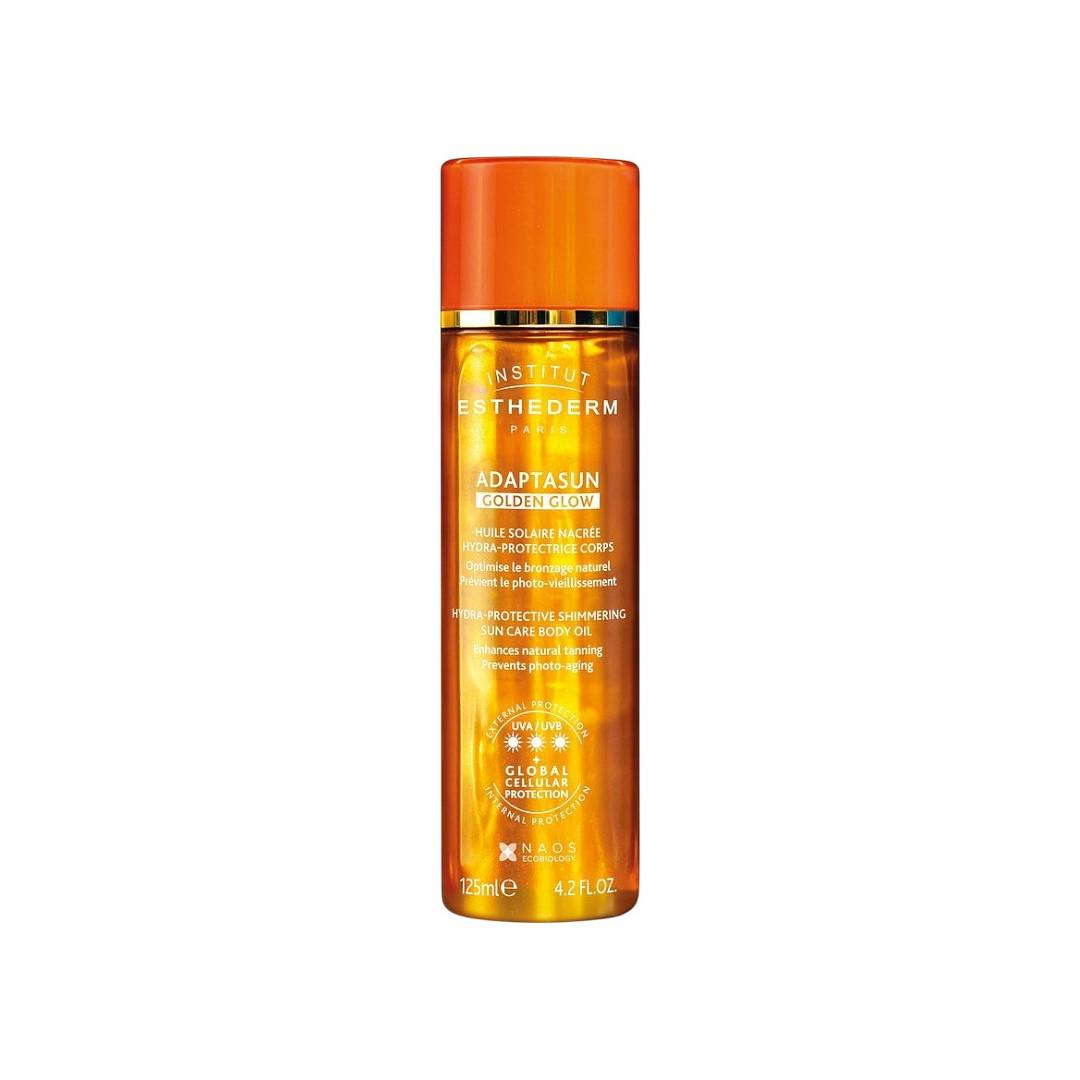 Cолнцезащитное масло с шиммером Golden Glow Adaptasun