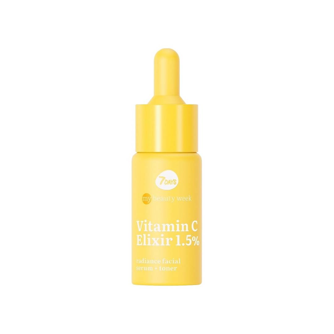 Сыворотка+тонер для лица придающая сияние коже Vitamin C Elixir 1,5% My Beauty Week
