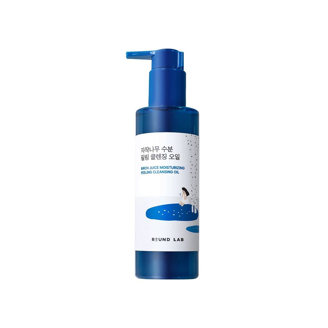 Гидрофильное масло с берёзовым соком и кислотами Birch Juice Moisturizing Peeling Cleansing Oil