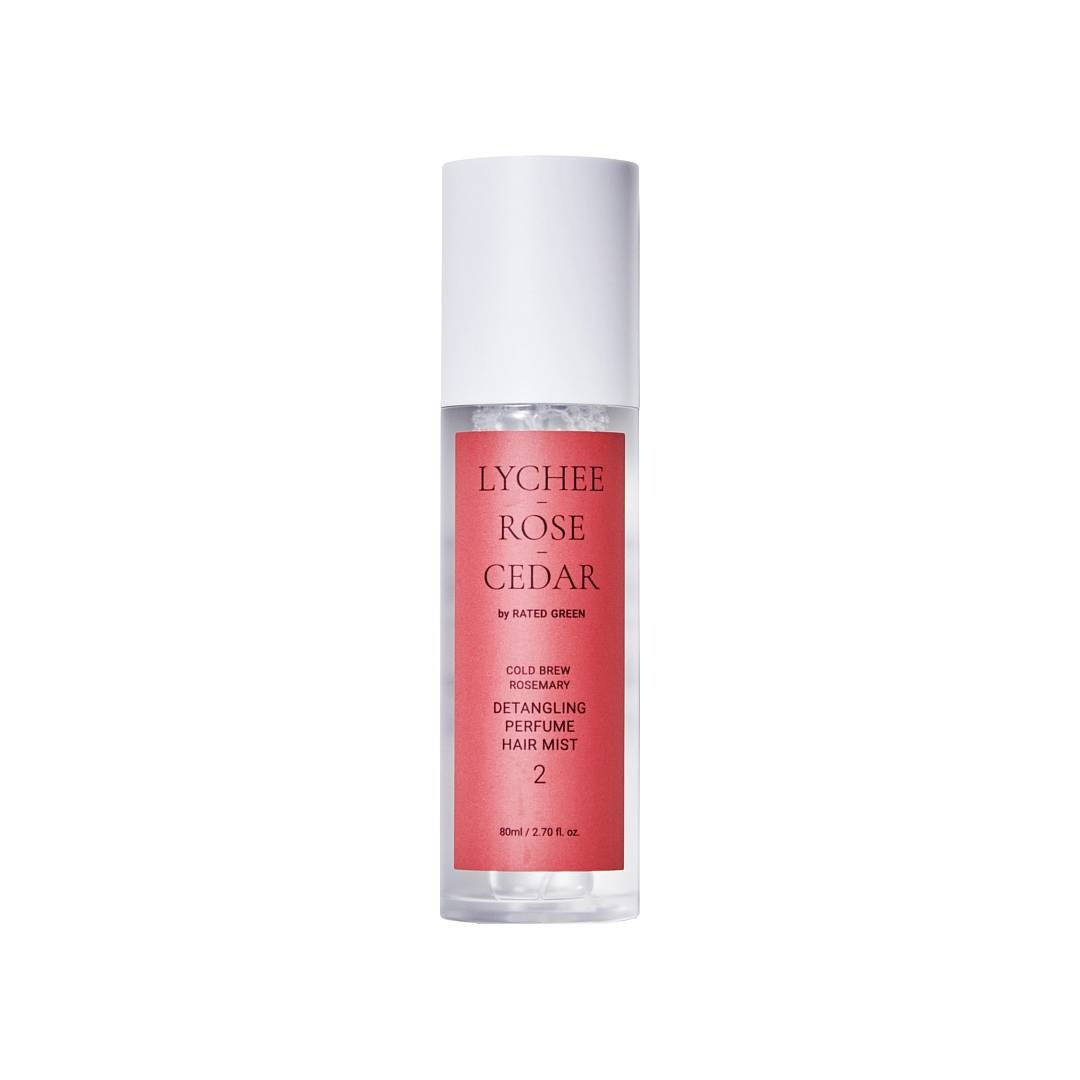 Спрей для волос разглаживающий парфюмированный "Личи, роза, кедр"