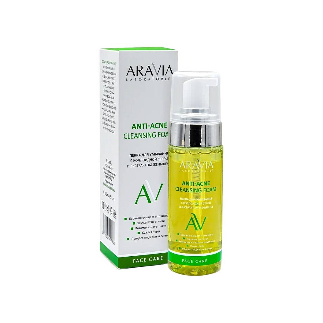 Пенка для умывания с коллоидной серой и женьшенем Anti-Acne Cleansing
