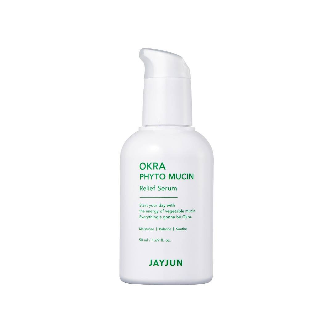 Сыворотка для лица с фито-муцином и экстрактом бамии придающая сияние Okra Phyto Mucin