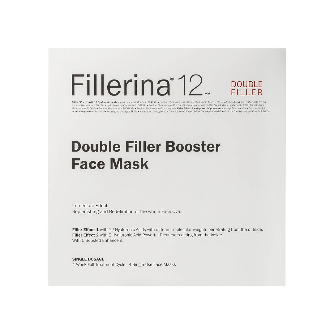 Маска тканевая для лица c двойным эффектом филлера