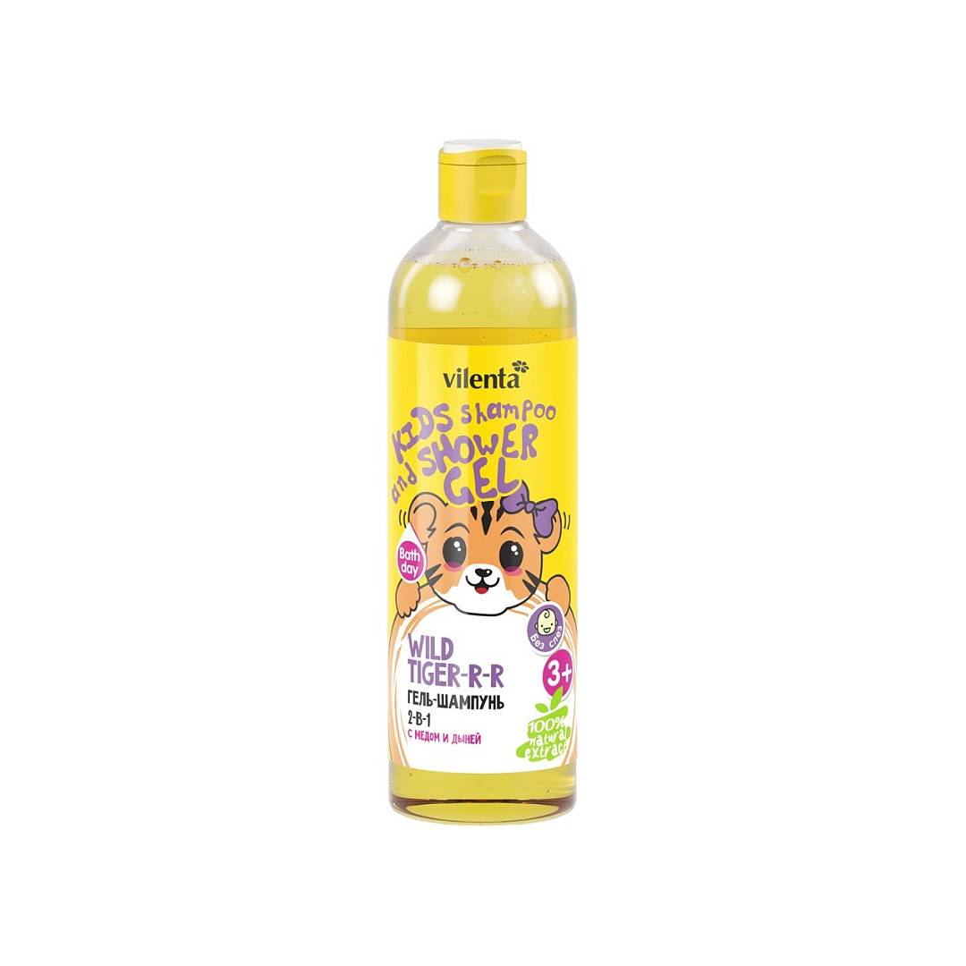 Гель-шампунь 2-в-1 с Медом и Дыней Wild Tiger-r-r