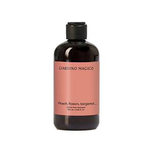Шампунь бессульфатный с пептидами шелка Peach, flowers, bergamot,…