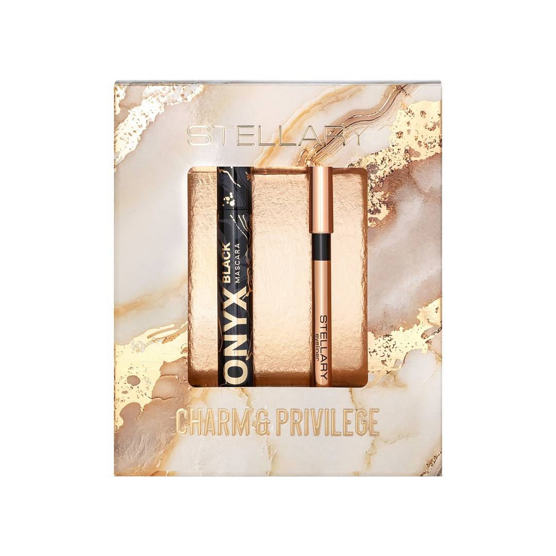Набор подарочный Stellary Тушь Onyx + Карандаш для глаз