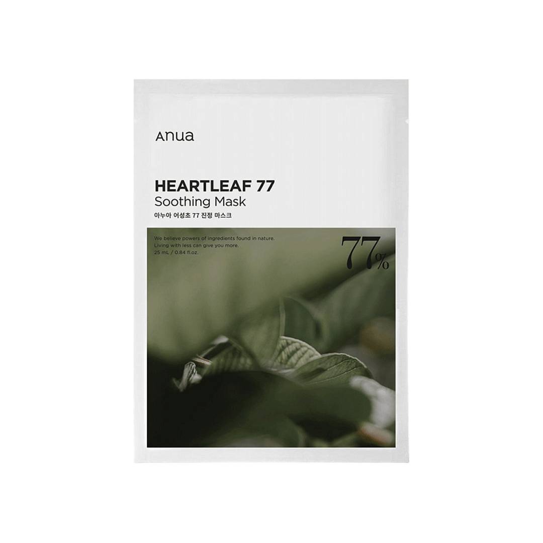 Маска успокаивающая тканевая на основе хауттюйнии Heartleaf Soothing Sheet Mask 