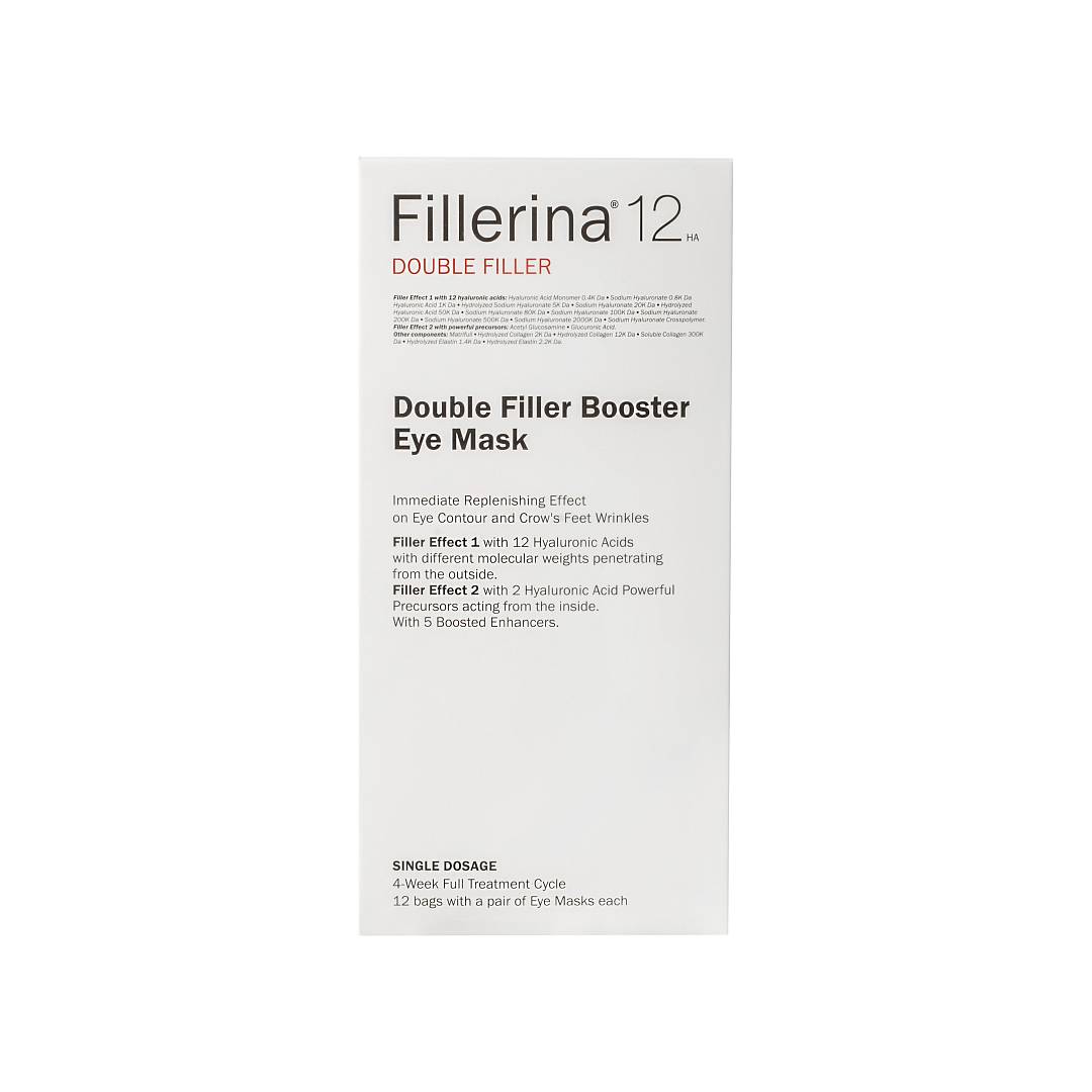 Маска тканевая для глаз c двойным эффектом филлера