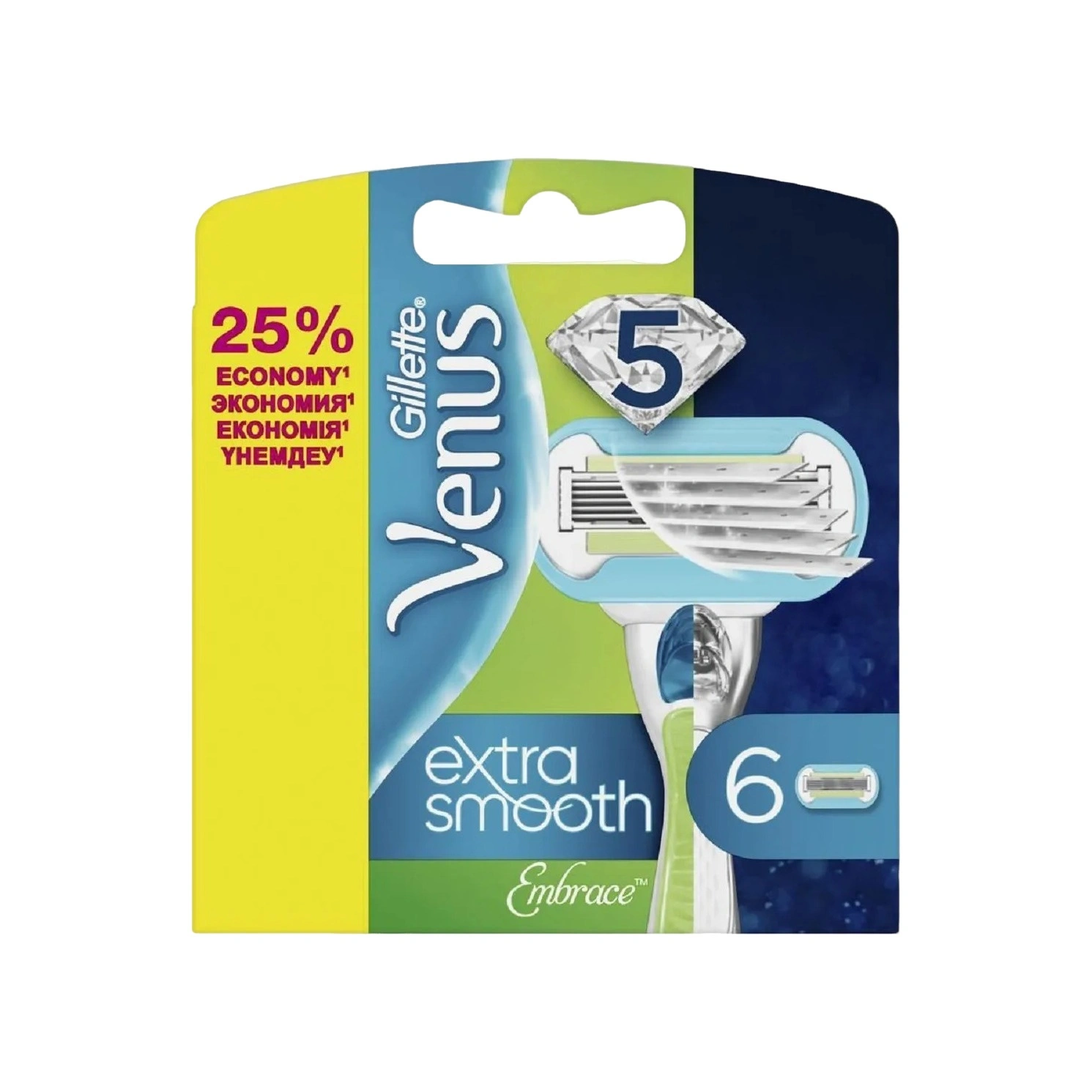 Сменные кассеты для бритья Venus Embrace  купить в VISAGEHALL