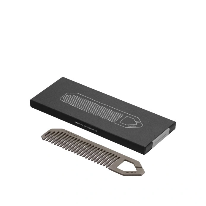 Расческа для бороды из титана купить в VISAGEHALL