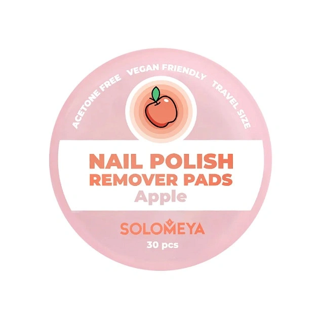 Салфетки для снятия лака без ацетона с ароматом Яблока