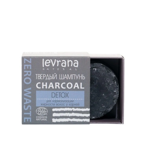 Твердый шампунь детокс Сharcoal  купить в VISAGEHALL