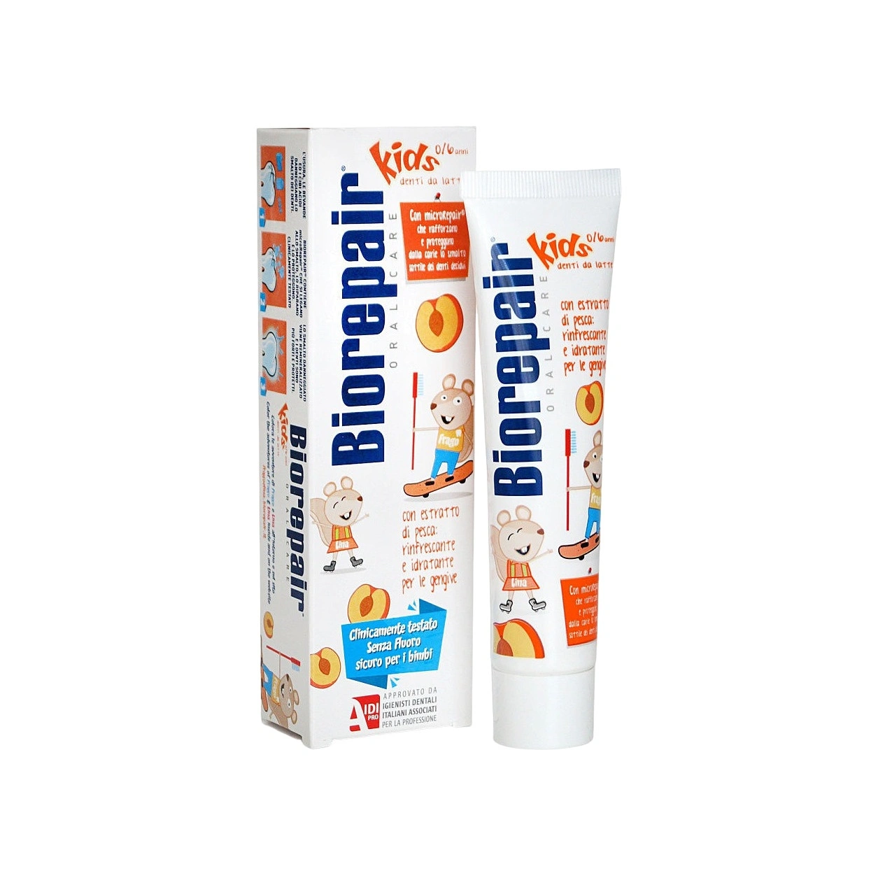 Зубная паста детская с экстрактом персика 0-6 лет купить в VISAGEHALL