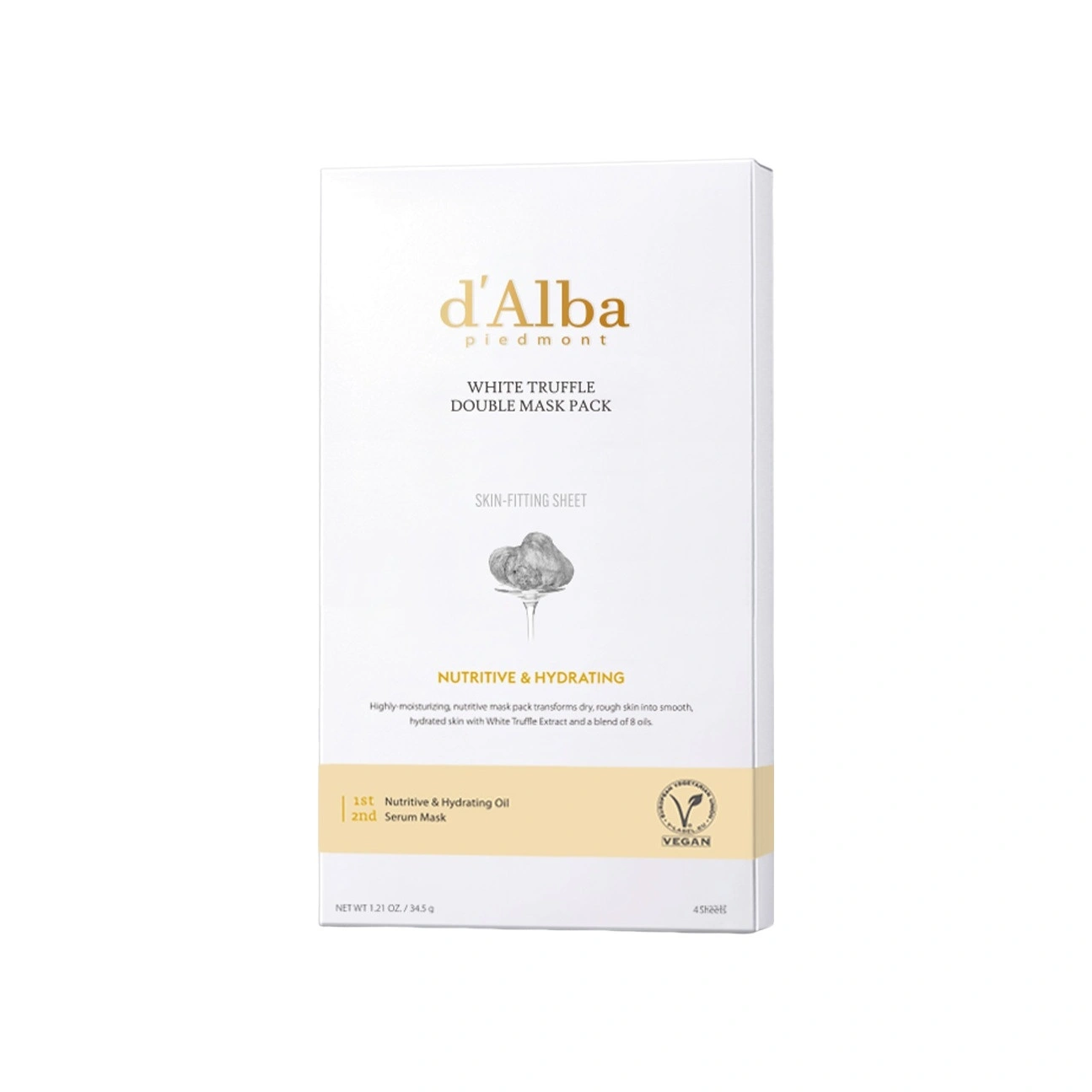 Маска питательная White Truffle Double Mask Pack Nutritive купить в VISAGEHALL