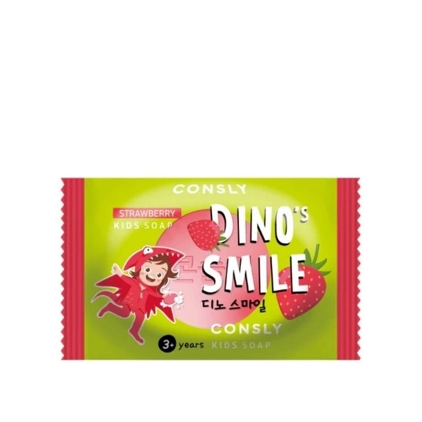 Мыло детское с ароматом клубники Dino's Smile Strawberry Kids Soap