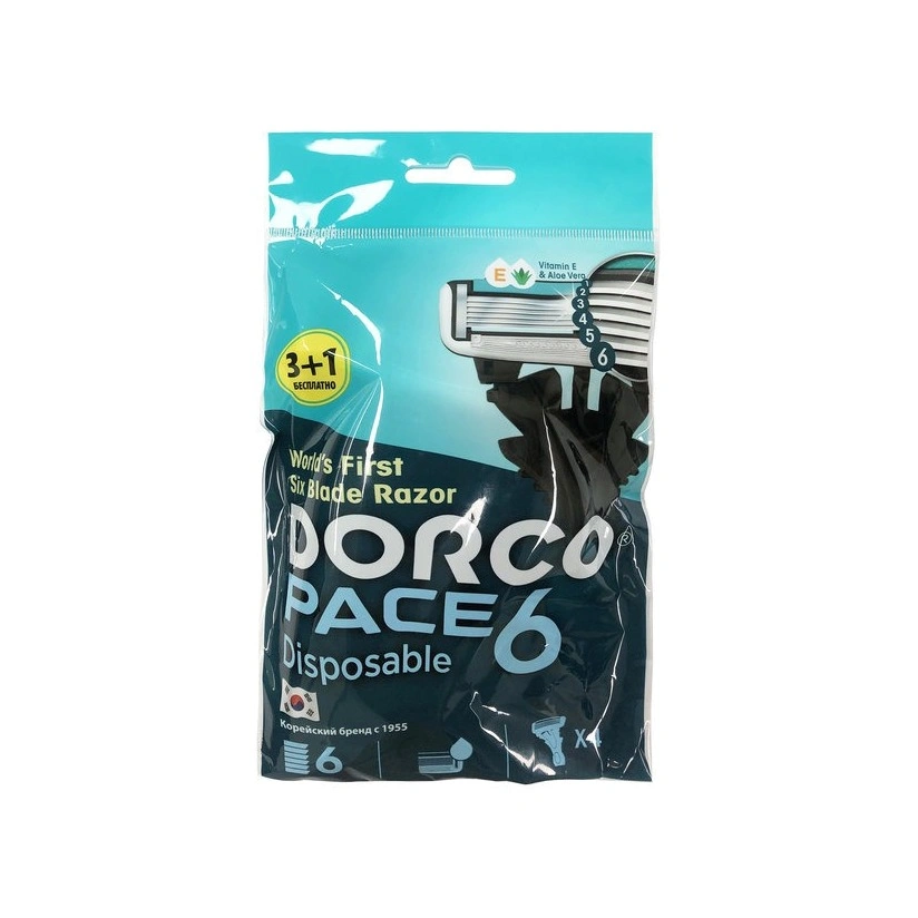 Станок для бритья одноразовый Pace 6