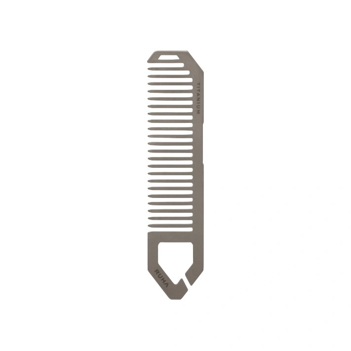 Расческа для бороды из титана купить в VISAGEHALL