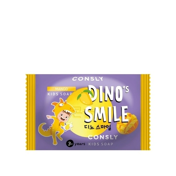 Мыло детское с ароматом манго DINO's SMILE Mango Kids Soap