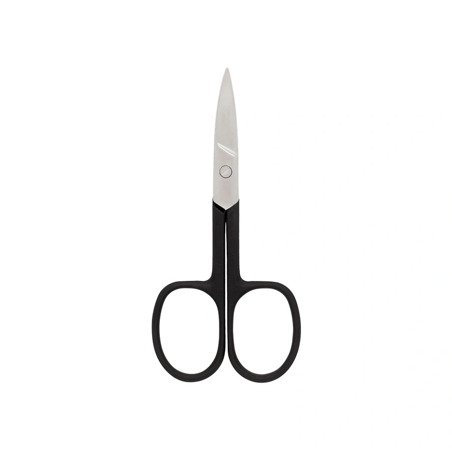 Ножницы для маникюра с изогнутыми лезвиями и черными ручками купить в VISAGEHALL