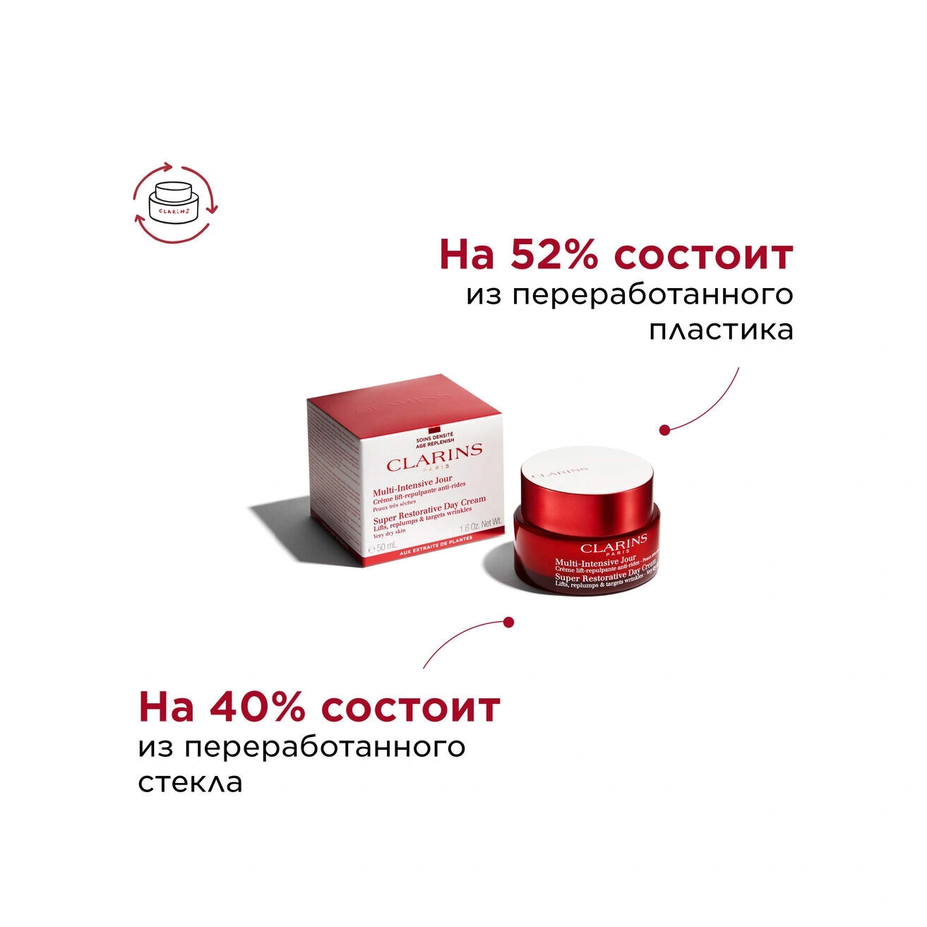 Крем дневной восстанавливающий с эффектом лифтинга для сухой кожи Multi-Intensive  купить в VISAGEHALL