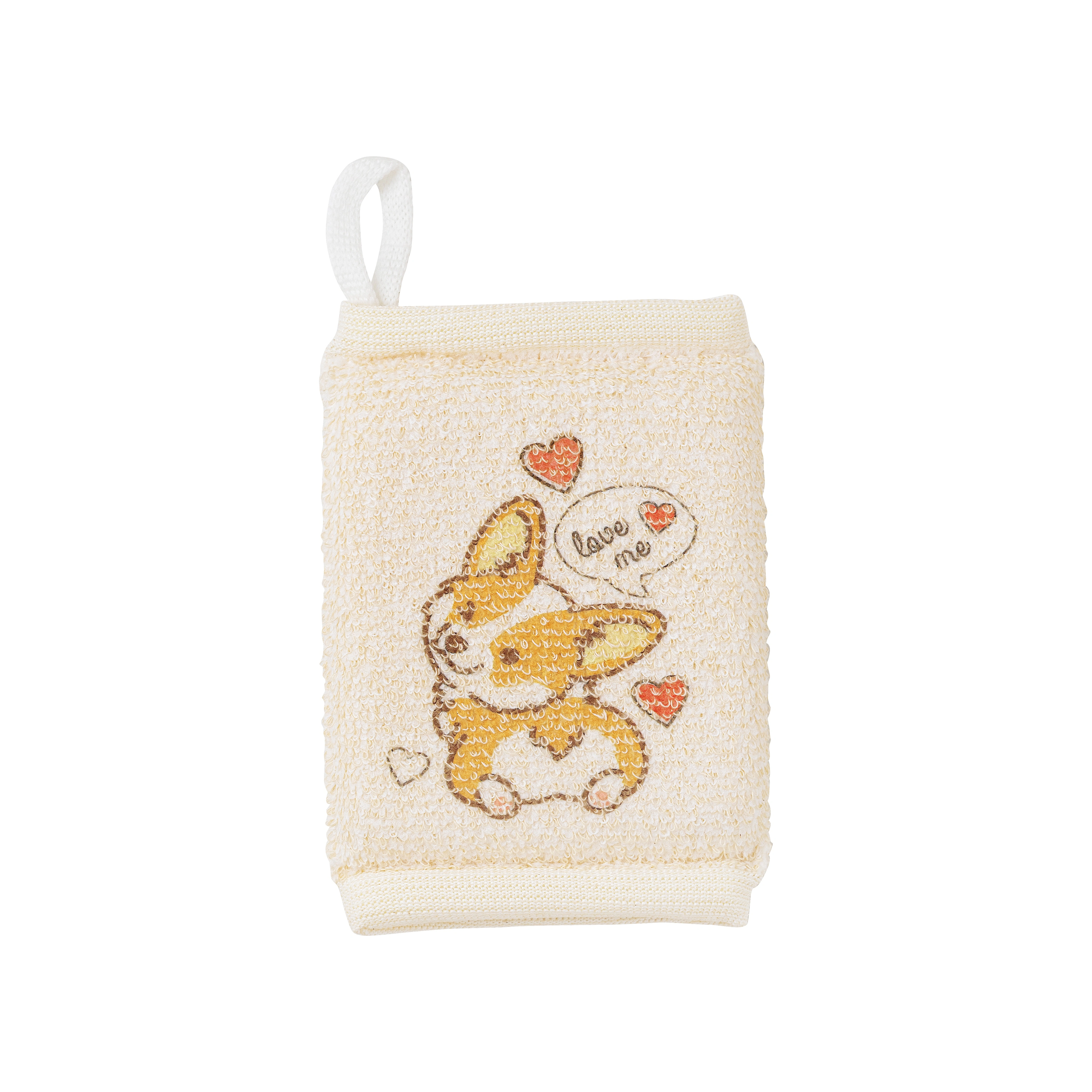 Мочалка детская брикет из хлопка Корги купить в VISAGEHALL