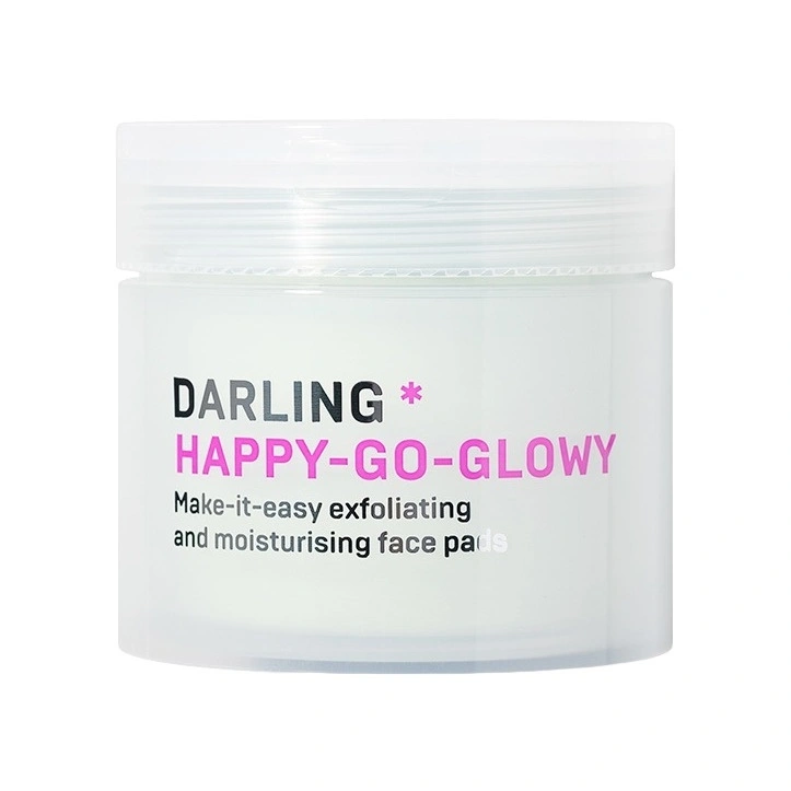 Эксфолиирующие пэды для моментального увлажнения лица Happy-Go-Glowy