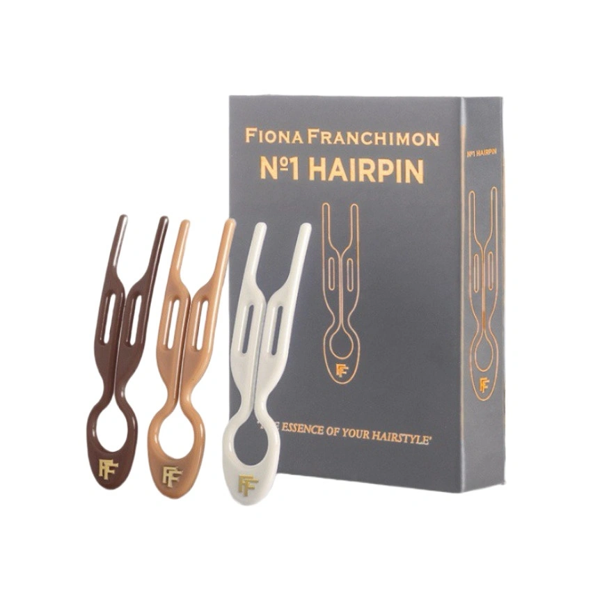 Набор заколок Мокачино / Молочный / Карамельный Hairpin №1 купить в VISAGEHALL