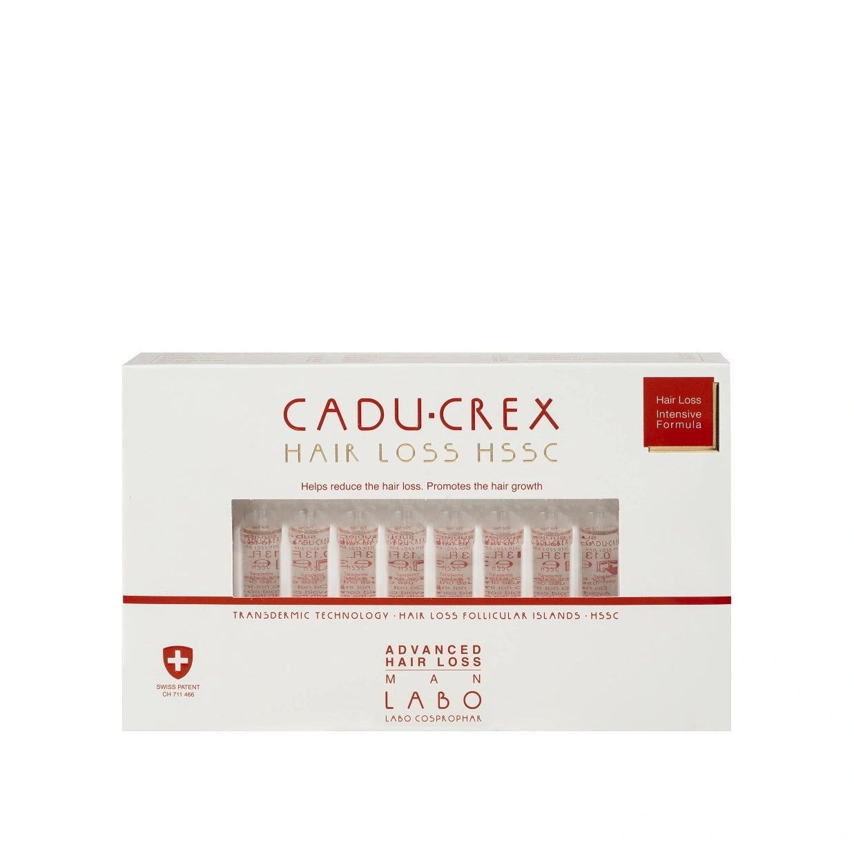 Ампулы при прогрессирующем выпадении волос для мужчин Advanced Cadu-Crex купить в VISAGEHALL